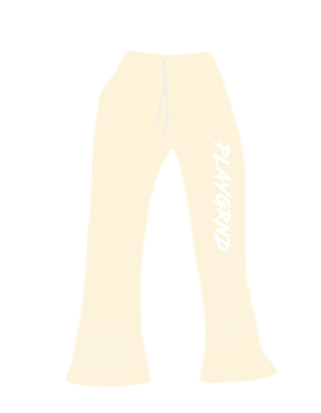 Flare sweatpants (cream)