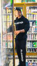 Load image into Gallery viewer, Stacked sweatsuit (black)
