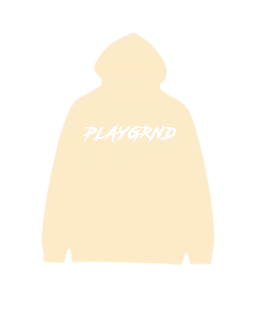 Script logo hoodie (cream)