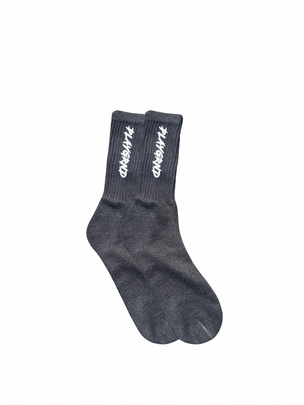 Text logo socks blk